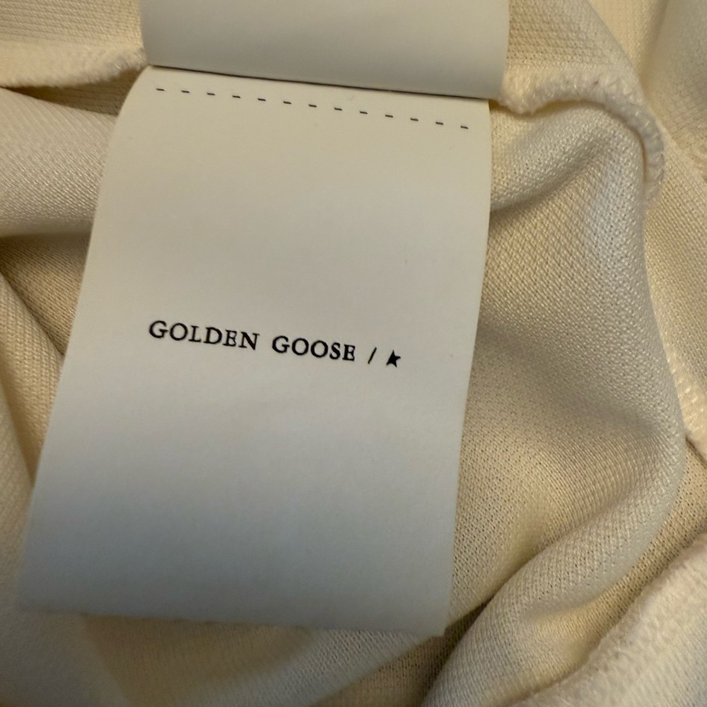 Golden Goose STAR Cream Track Jacket - Unisex Zip-Up Sweater mens L - Picture 12 of 16